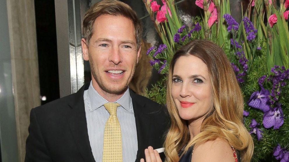 Drew Barrymore and husband Will Kopelman attend the Montblanc & The Cinema Society screening of Roadside Attractions & Lionsgate's 'Miss You Already' after party at The Rainbow Room, Oct. 25, 2015, in New York City. 