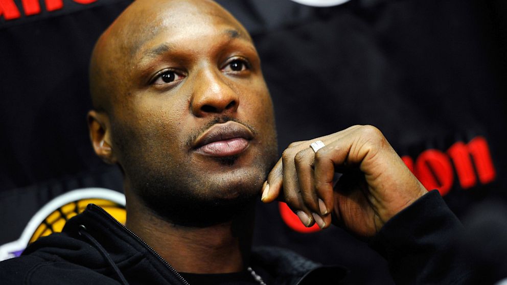 Lamar Odom of the Los Angeles Lakers speaks during a news conference on May 11, 2011 in El Segundo, Calif. 