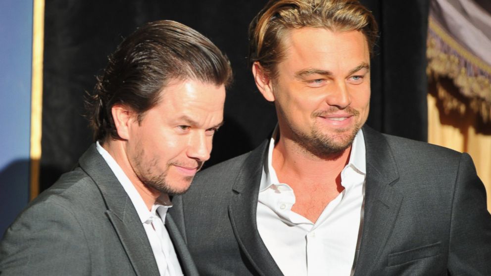 Mark Wahlberg, left, and Leonardo DiCaprio, right, are pictured on Aug. 4, 2011 in Beverly Hills, Calif.