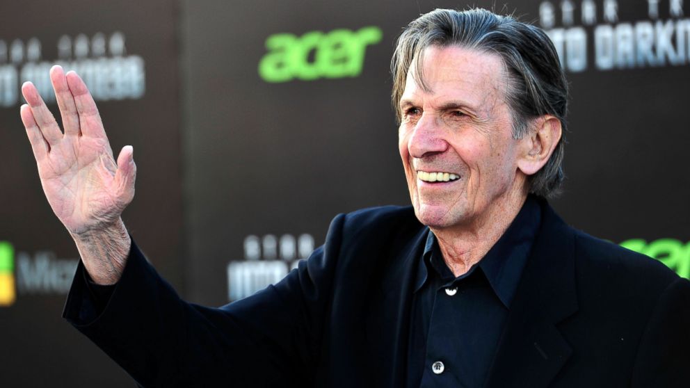 Leonard Nimoy is pictured on May 14, 2013 in Hollywood, Calif.