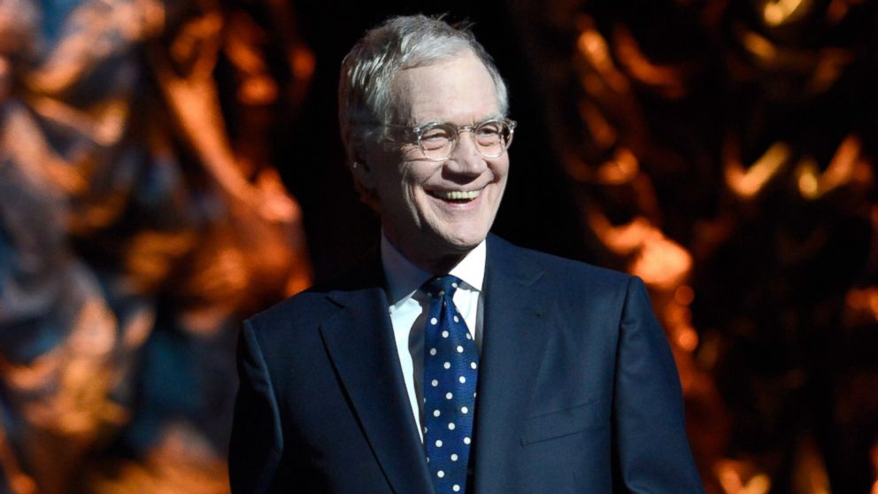 David Letterman is pictured on Jan. 31, 2014 in New York City.  