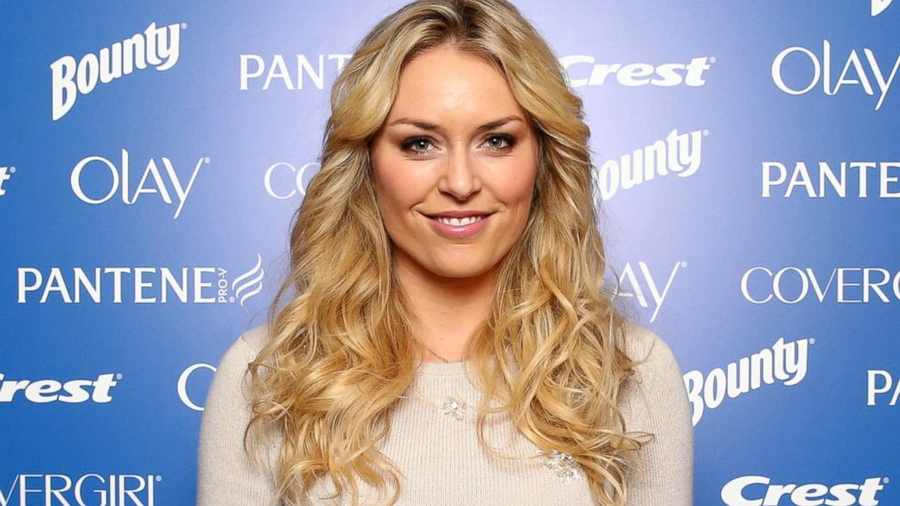 Lindsey Vonn joins P&G to kick-off The 2014 Sochi Olympic Winter Games 'Thank You, Mom' campaign, Oct. 28, 2013, in New York City. 
