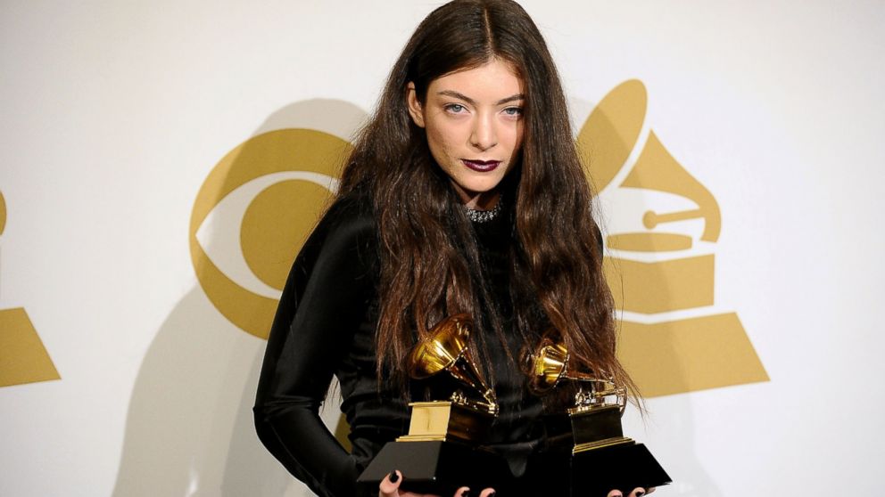 PHOTO: Lorde poses in the press room at the 56th GRAMMY Awards at Staples Center, Jan. 26, 2014, in Los Angeles.