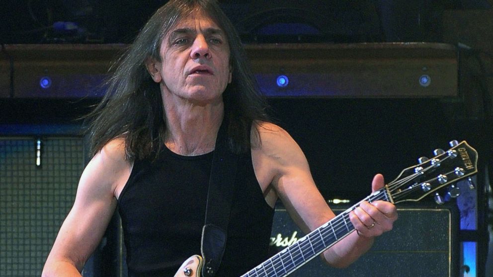 Malcolm Young of AC/DC performs at Datch Forum in Milan, Italy, March 19, 2009.