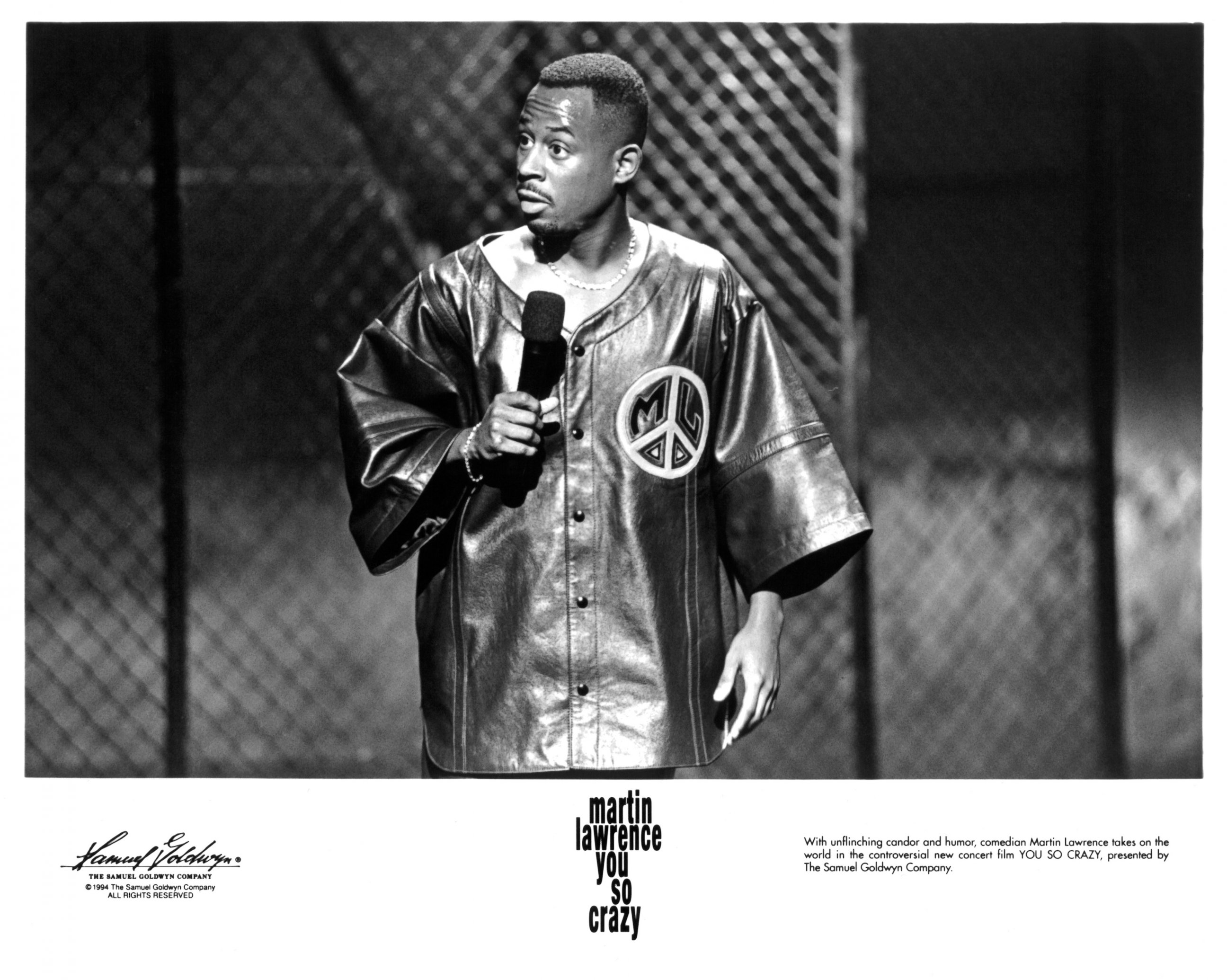 PHOTO: Comedian Martin Lawrence is pictured on set of the Documentary "You So Crazy," circa 1994.