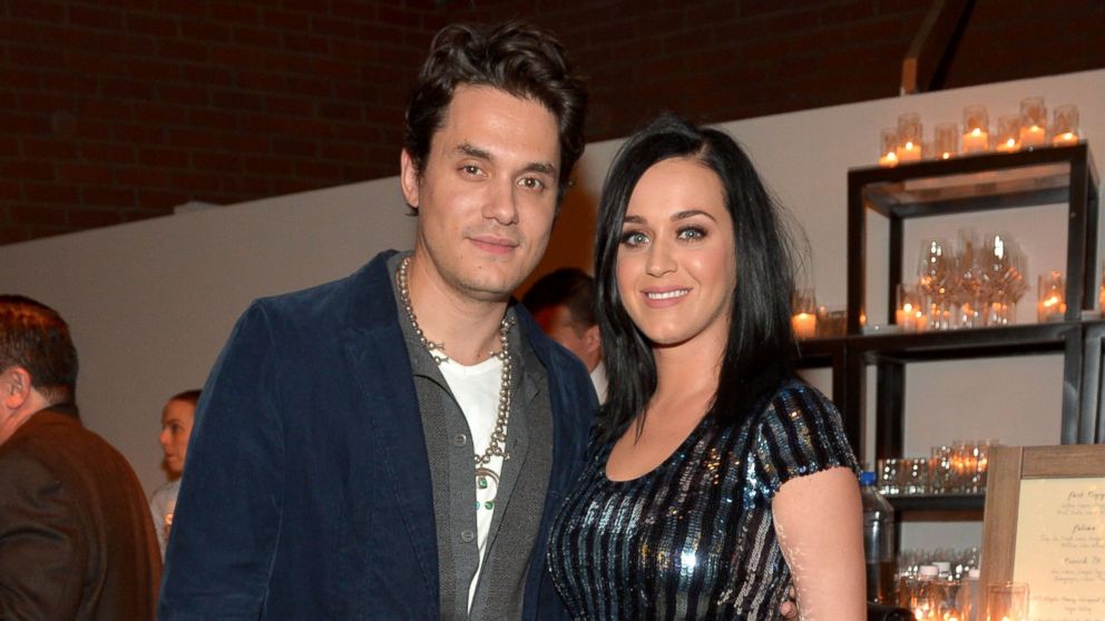 In this file photo, John Mayer, left, and Katy Perry, right, are pictured on Jan. 28, 2014 in Culver City, Calif.