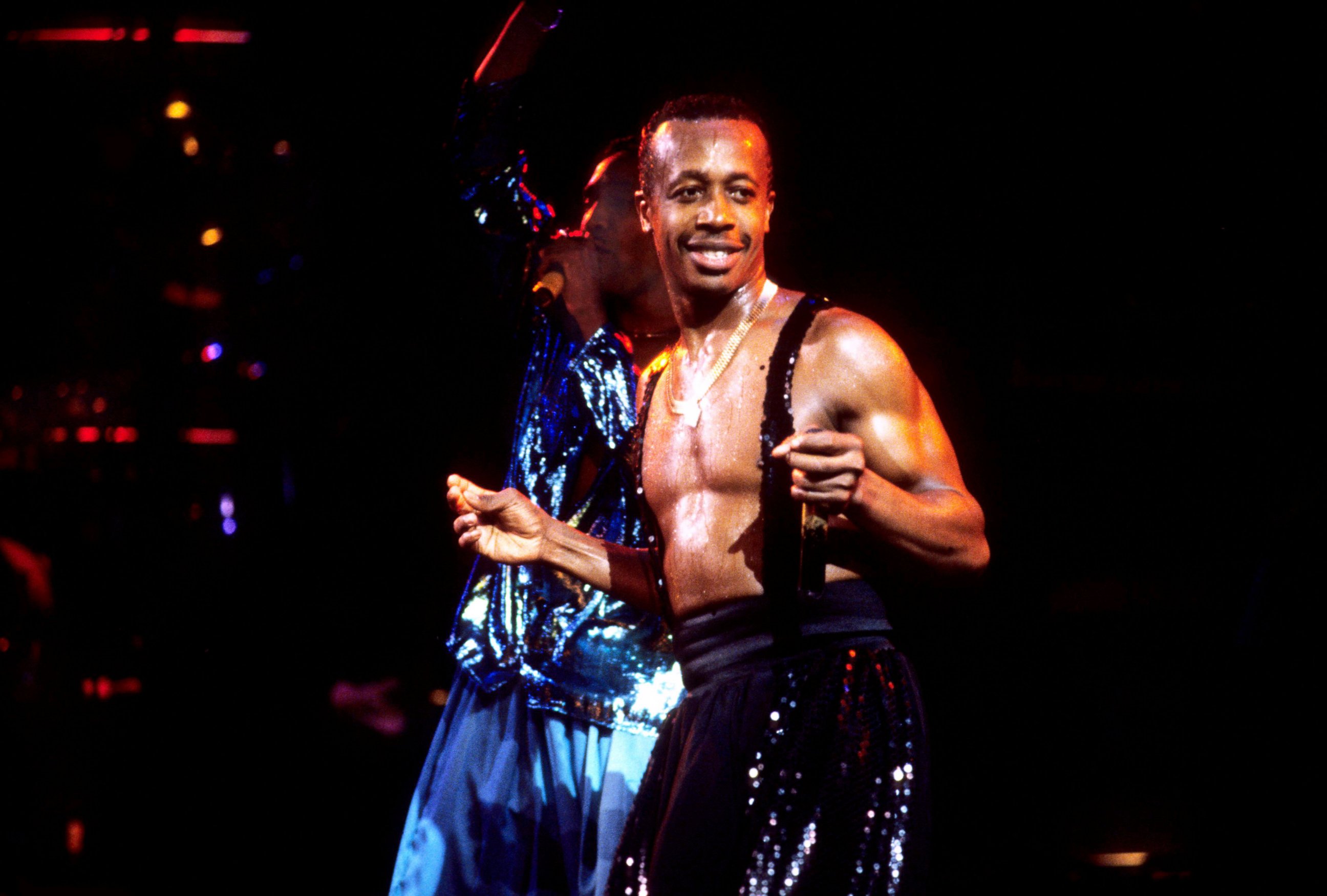 PHOTO: MC Hammer performs at the Met Center in Bloomington, Minn., Sept. 23, 1990.