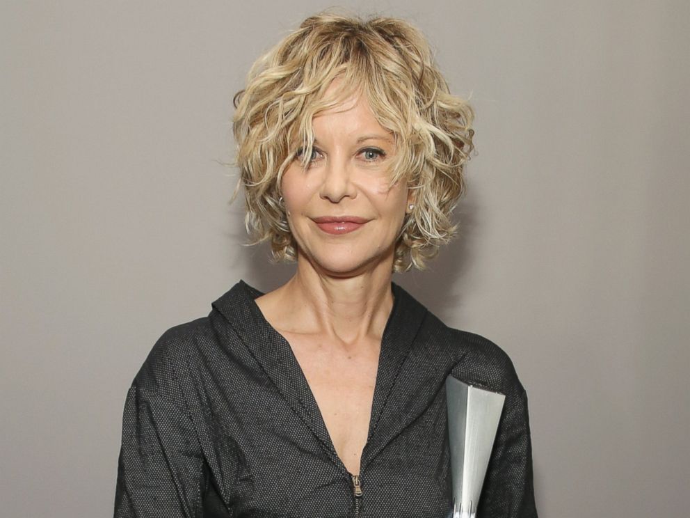 PHOTO: Meg Ryan poses with her Lifetime Award prior to Ithaca screening during 18th Annual Savannah Film Festival Presented by SCAD at Trustees Theater, Oct. 29, 2015 in Savannah, Ga.
