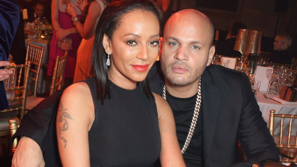 Mel B and Stephen Belafonte attend the Cosmopolitan Ultimate Women of the Year Awards at One Mayfair, Dec. 3, 2014 in London.