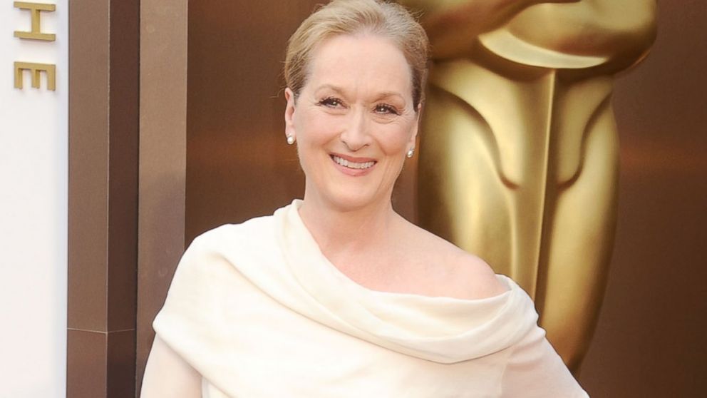 PHOTO: Actress Meryl Streep arrives at the 86th Annual Academy Awards at Hollywood &amp; Highland Center, March 2, 2014 in Hollywood, Calif.