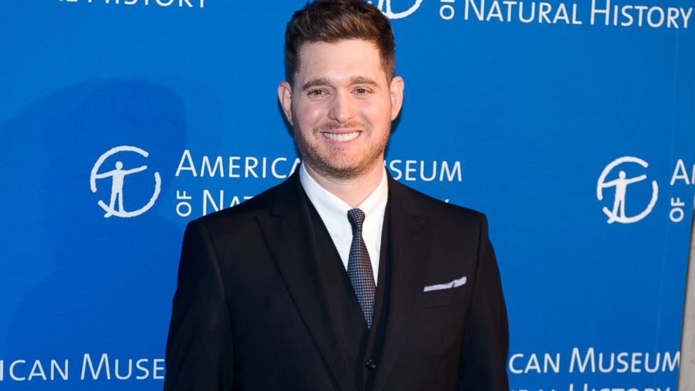 Michael Buble attends the 2015 American Museum of Natural History Museum Gala at American Museum of Natural History, Nov. 19, 2015, in New York City. 