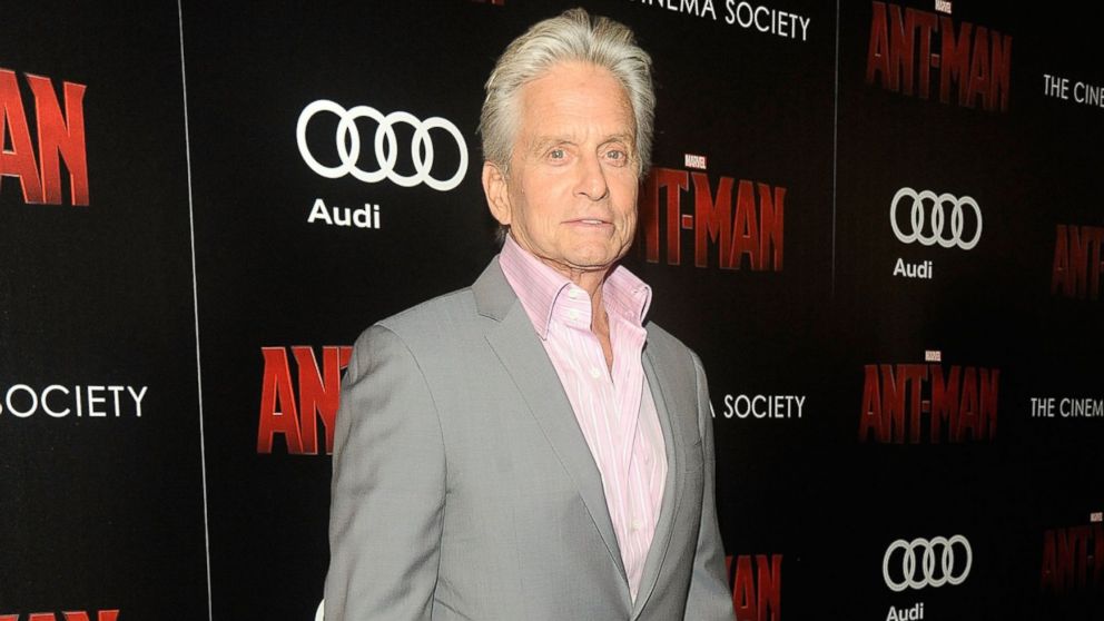 Michael Douglas attends a Marvel's screening of "Ant-Man" hosted by The Cinema Society and Audi, July 13, 2015, in New York.   