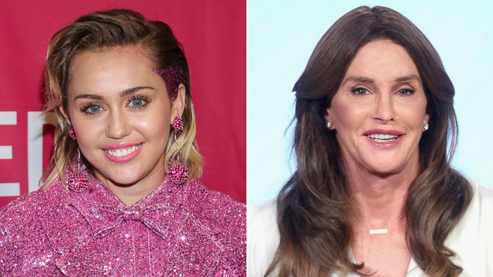 Miley Cyrus and Caitlyn Jenner. 
