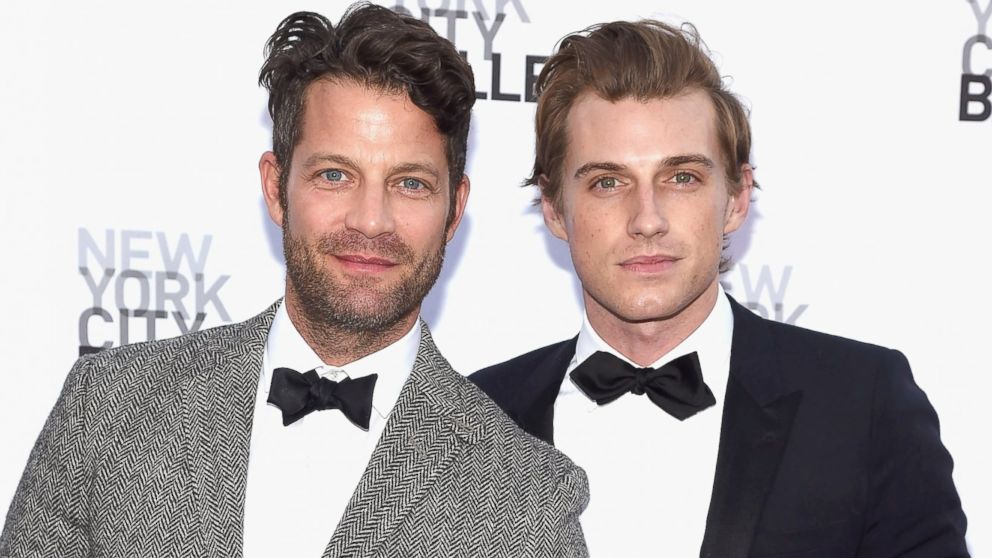 Nate Berkus and Jeremiah Brent attend the New York City Ballet 2014 Fall Gala at David H. Koch Theater at Lincoln Center, Sept. 23, 2014, in New York.