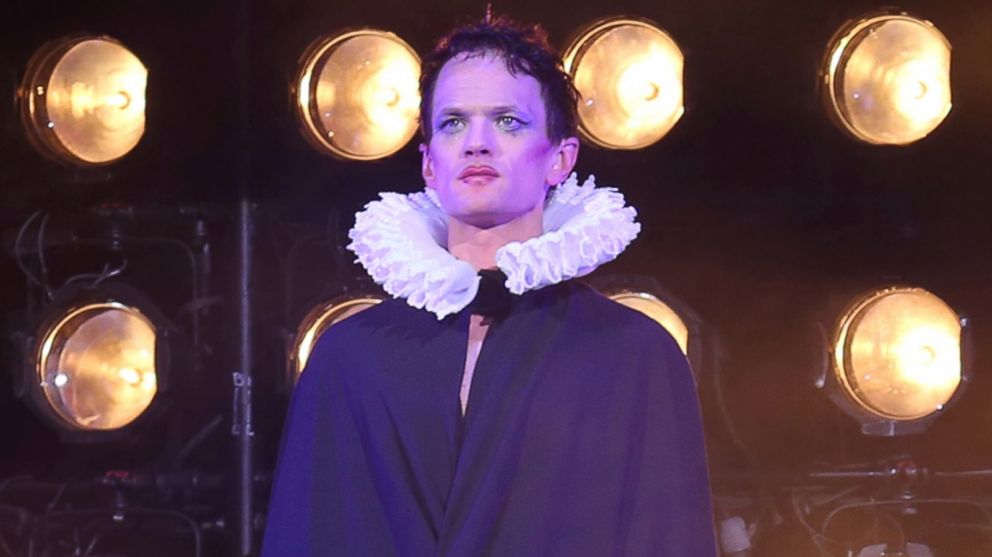 Neil Patrick Harris during the Broadway Opening Night Performance Curtain Call for 'Hedwig and the Angry Inch' at the Belasco Theatre, April 22, 2014, in New York City. 
