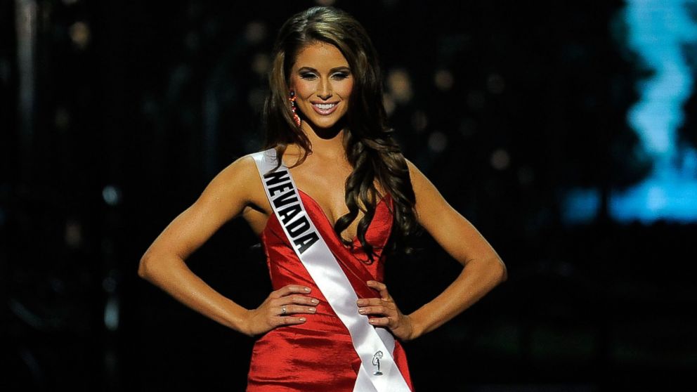 Miss Nevada USA Nia Sanchez competes in the 2014 Miss USA Competition on June 8, 2014 in Baton Rouge, La.  