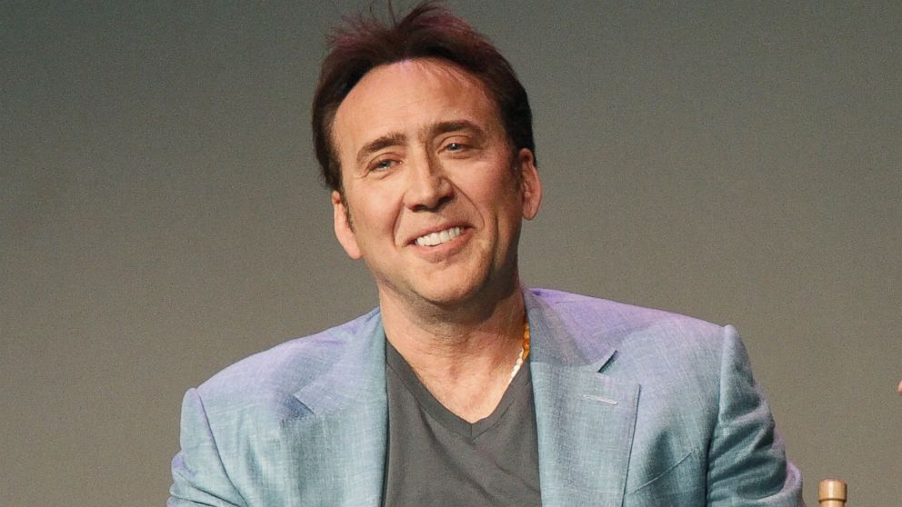 Nicolas Cage "Meet The Filmmakers" at Apple Store Soho in this April 10, 2014, file photo in New York City.  