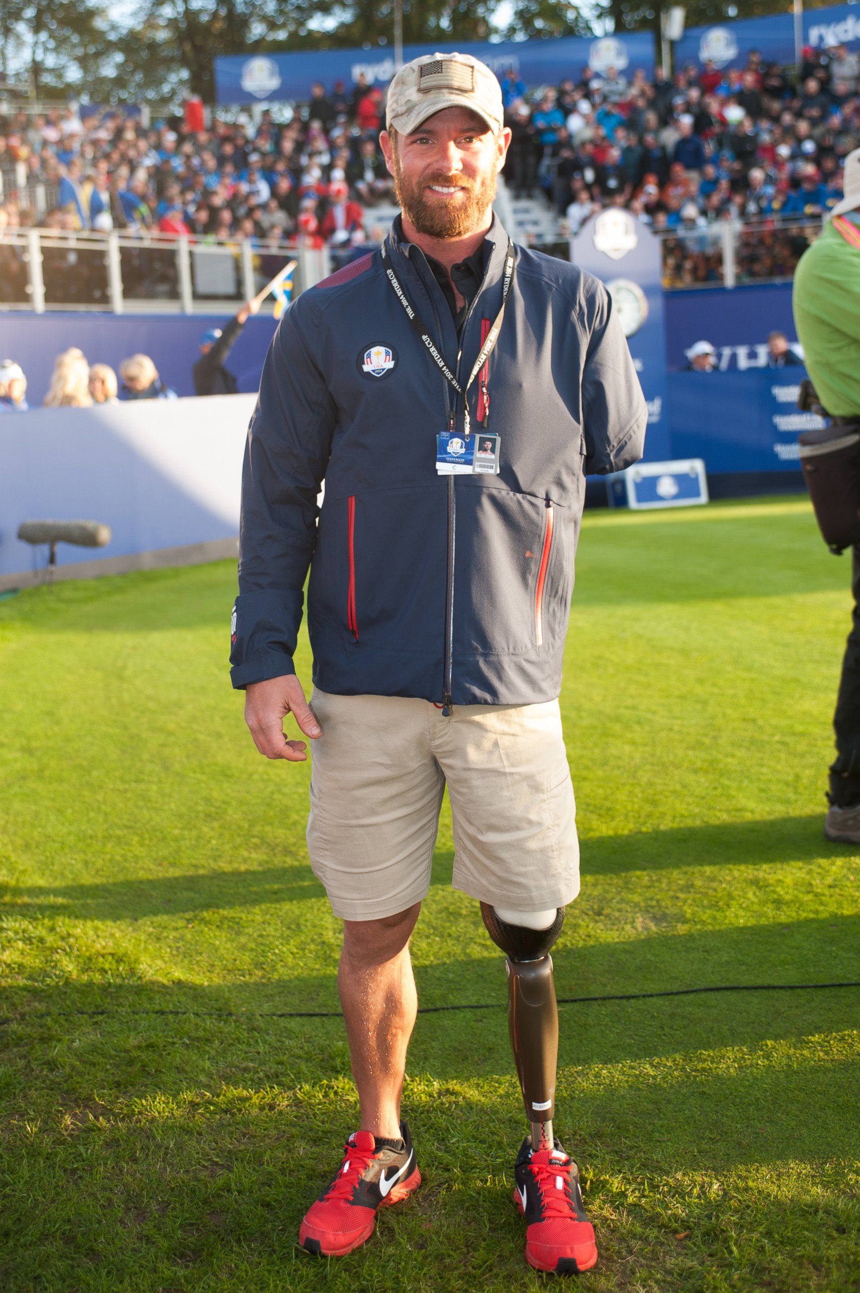PHOTO: Noah Galloway is pictured on Sept. 27, 2014 in Auchterarder, Scotland. 
