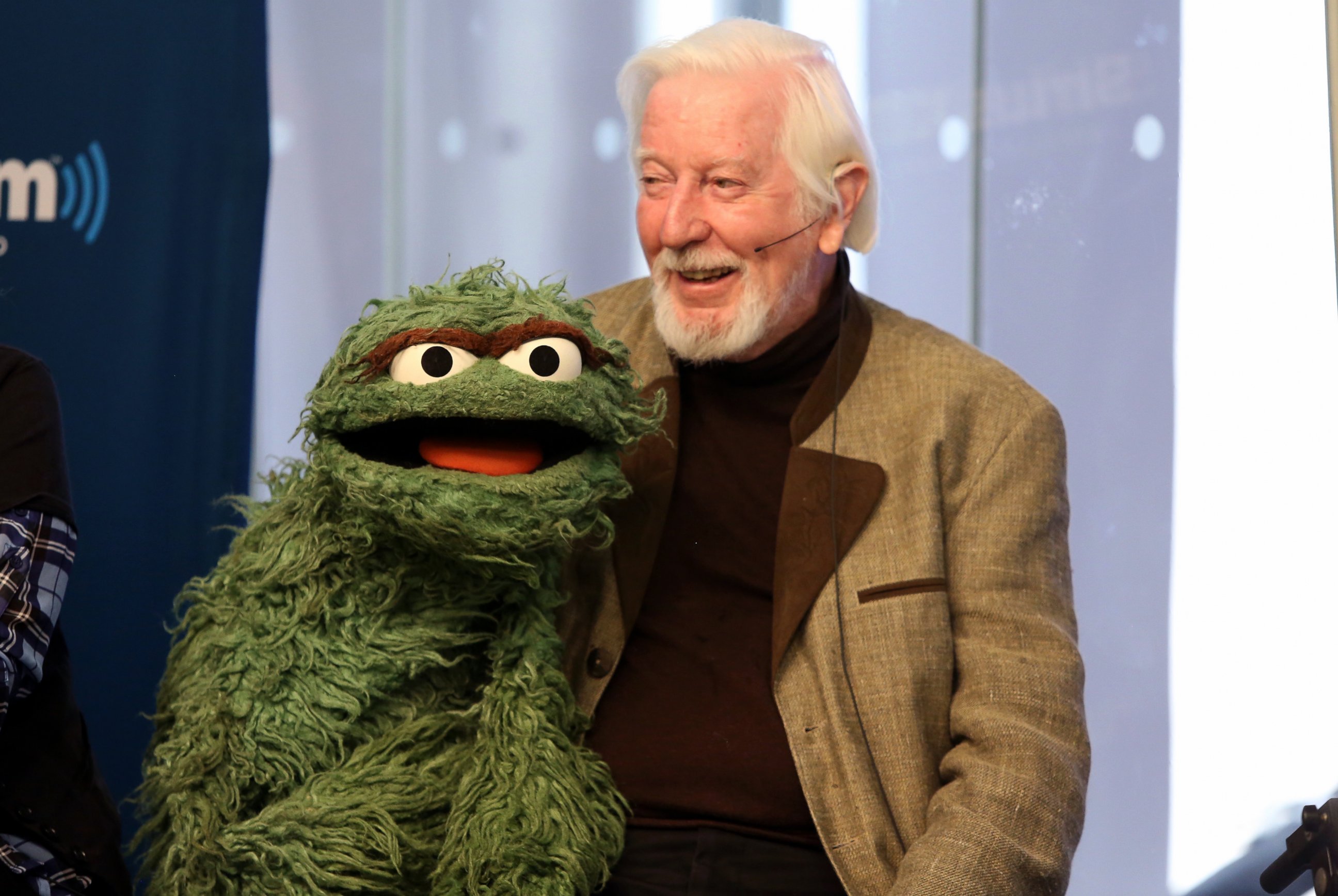 PHOTO: Caroll Spinney attends SiriusXM's Town Hall with original cast members from "Sesame Street" commemorating the 45th anniversary of the celebrated series debut on public television, Oct. 9, 2014, in New York.