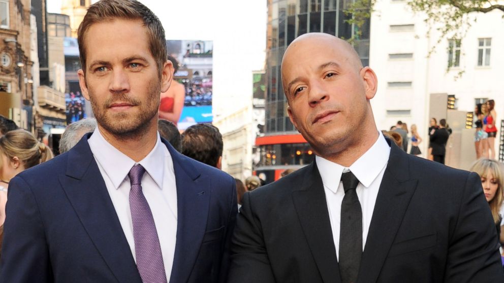 From left, Paul Walker and Vin Diesel attend the World Premiere of 'Fast & Furious 6' at Empire Leicester Square in London, England, May 7, 2013.