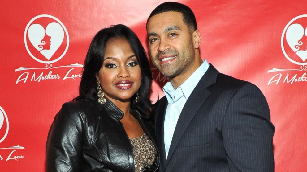 Phaedra Parks and Apollo Nida attend the opening night of "A Mother's Love" at Rialto Center for the Arts, Nov. 22, 2013, in Atlanta.