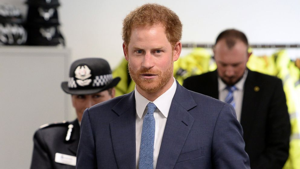 Prince Harry opens Nottingham's new Central Police Station, Oct. 26, 2016, in Nottingham, England.