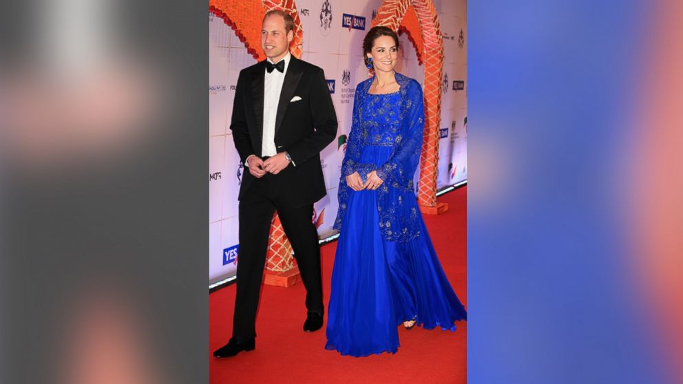 PHOTO: Catherine, Duchess of Cambridge and Prince William, Duke of Cambridge arrive for a Bollywood Inspired Charity Gala at the Taj Mahal Palace Hotel during the royal visit to India and Bhutan on April 10, 2016 in Mumbai, India.