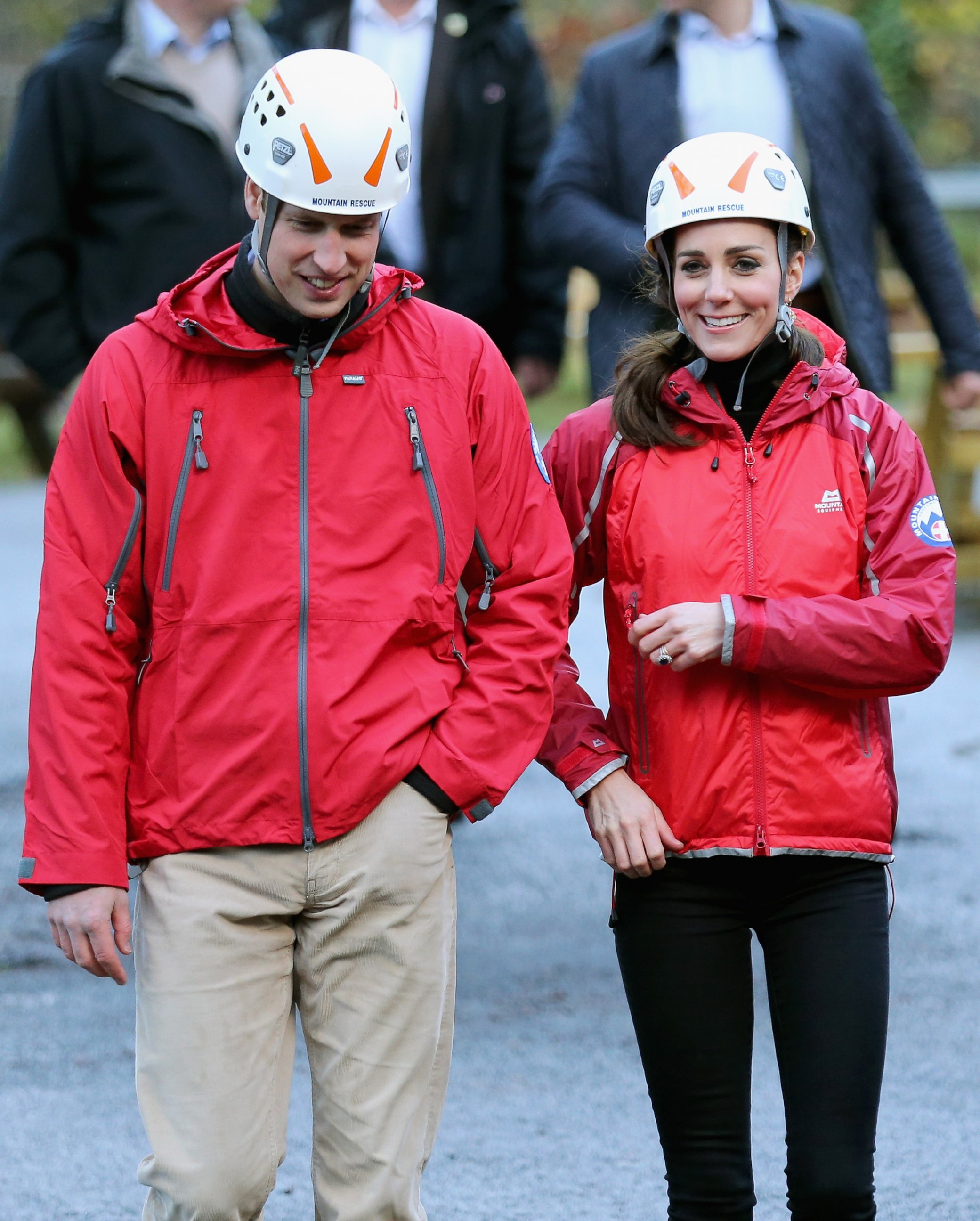 PHOTO: Prince William, Duke of Cambridge and Catherine, Duchess of Cambridge visit the Towers Residential Outdoor Education Centre in Capel Curig, North Wales, Nov. 20, 2015. 