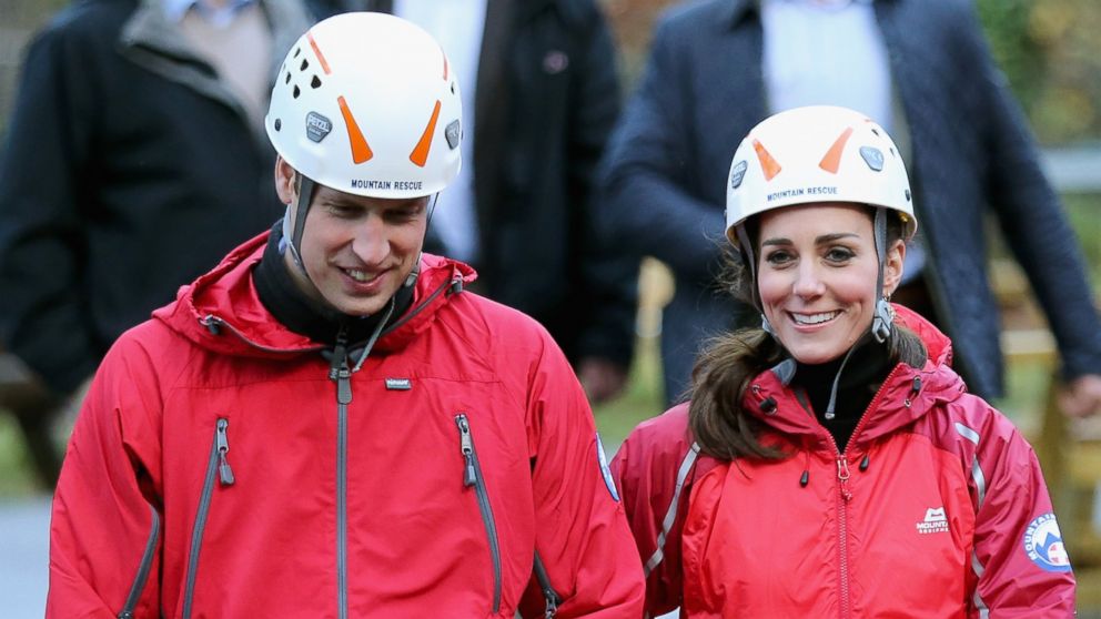 PHOTO: Prince William, Duke of Cambridge and Catherine, Duchess of Cambridge visit the Towers Residential Outdoor Education Centre in Capel Curig, North Wales, Nov. 20, 2015. 