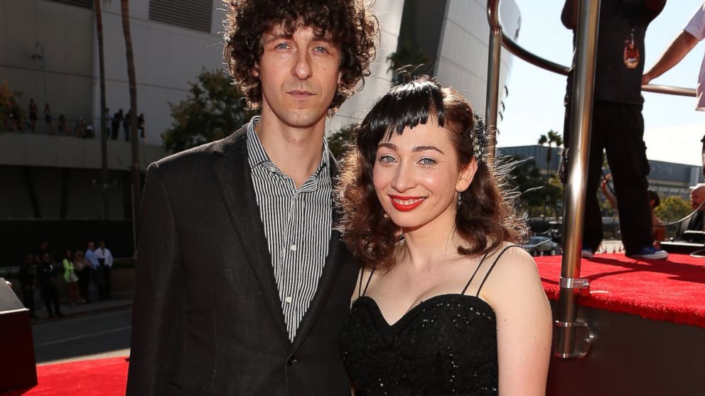 Jack Dishel and Regina Spektor arrive at the 2012 MTV Video Music Awards at Staples Center in Los Angeles, Sept. 6, 2012.