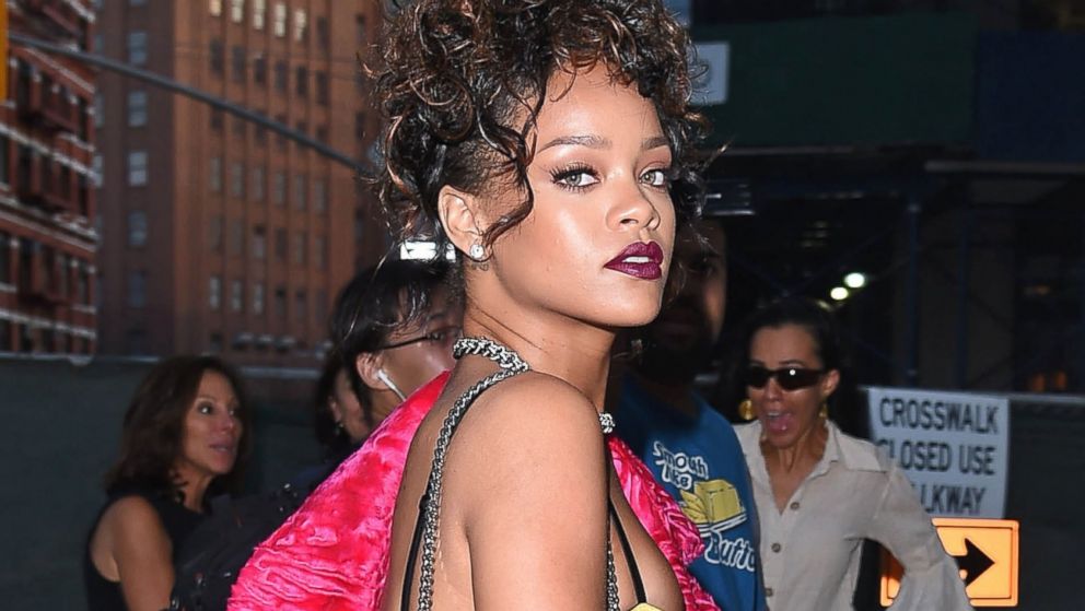 Rihanna is seen in New York, Sept. 11, 2014.