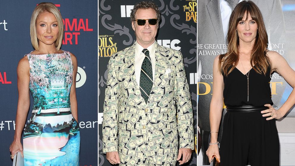 Kelly Ripa, WIll Ferrell, and Jennifer Garner will receive stars on the 'Hollywood Walk of Fame.'