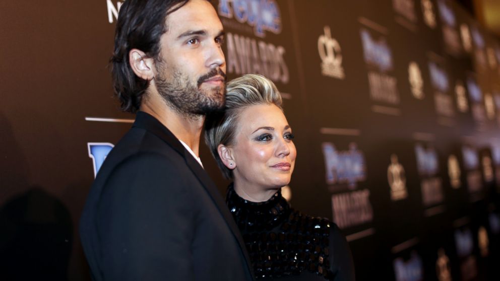 Ryan Sweeting and Kaley Cuoco attend the PEOPLE Magazine Awards at The Beverly Hilton Hotel, Dec. 18, 2014, in Beverly Hills, Calif.