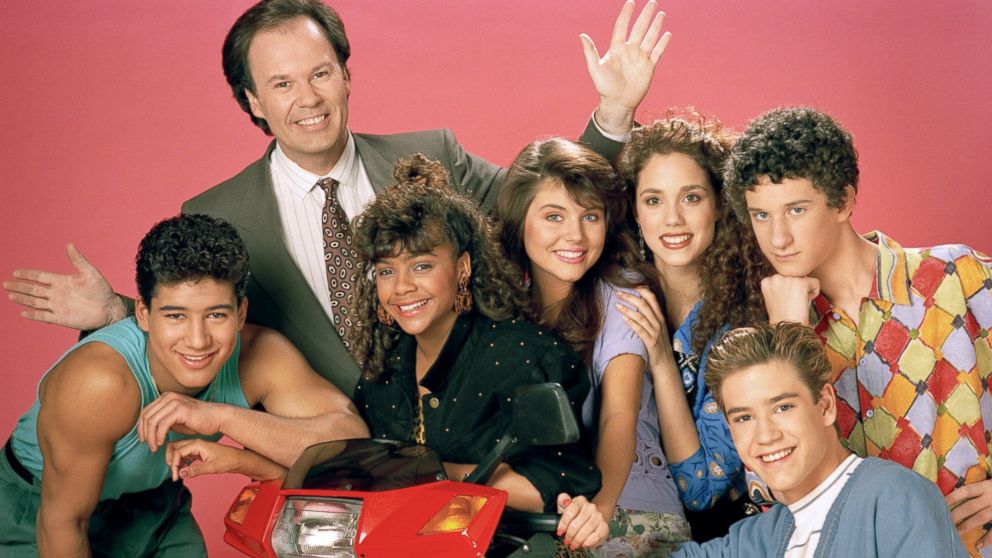 The cast of "Saved By The Bell."