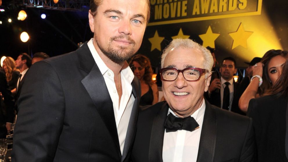 PHOTO: Leonardo DiCaprio and Martin Scorsese attend the19th Annual Critics' Choice Movie Awards at Barker Hangar, Jan. 16, 2014 in Santa Monica, Calif.