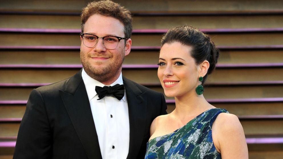 PHOTO: Seth Rogen and Lauren Miller attend the 2014 Vanity Fair Oscar Party, March 2, 2014, in West Hollywood, Calif.