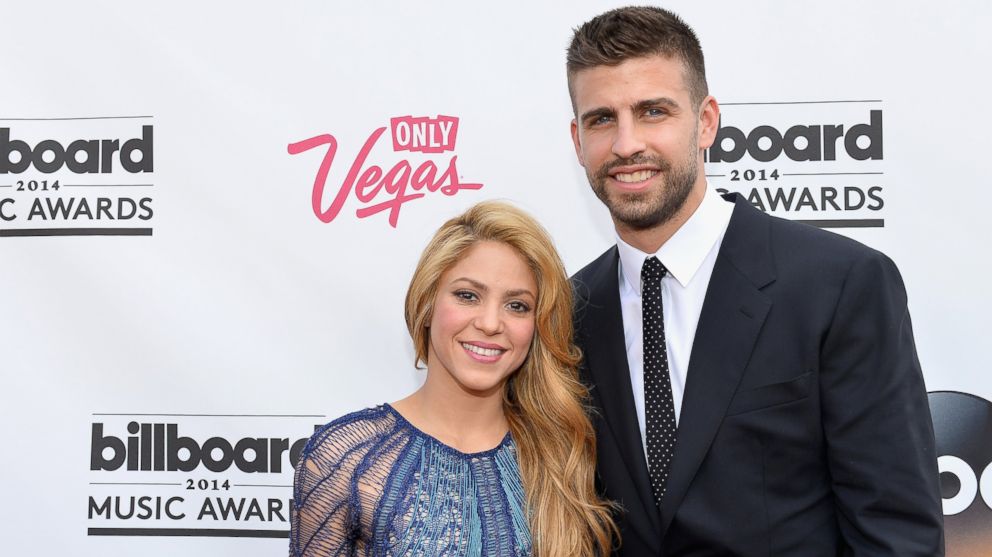Shakira and Gerard Pique attend the 2014 Billboard Music Awards on May 18, 2014 in Las Vegas.
