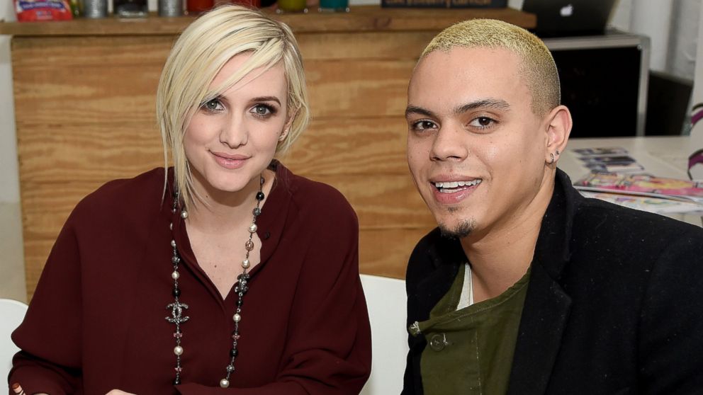 Ashlee Simpson Ross and Evan Ross attend "Color Alive" Launch Event Hosted By Ashlee Simpson Ross at Open House Gallery, Feb. 5, 2015, in New York City. 