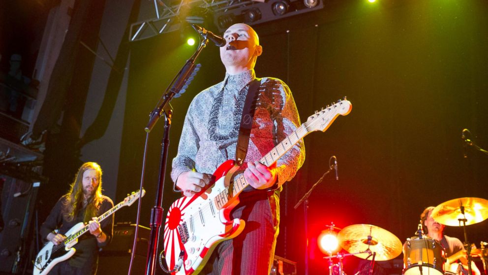 Billy Corgan of The Smashing Pumpkins performs live during a concert at the Kesselhaus, Nov.30, 2014, in Berlin.