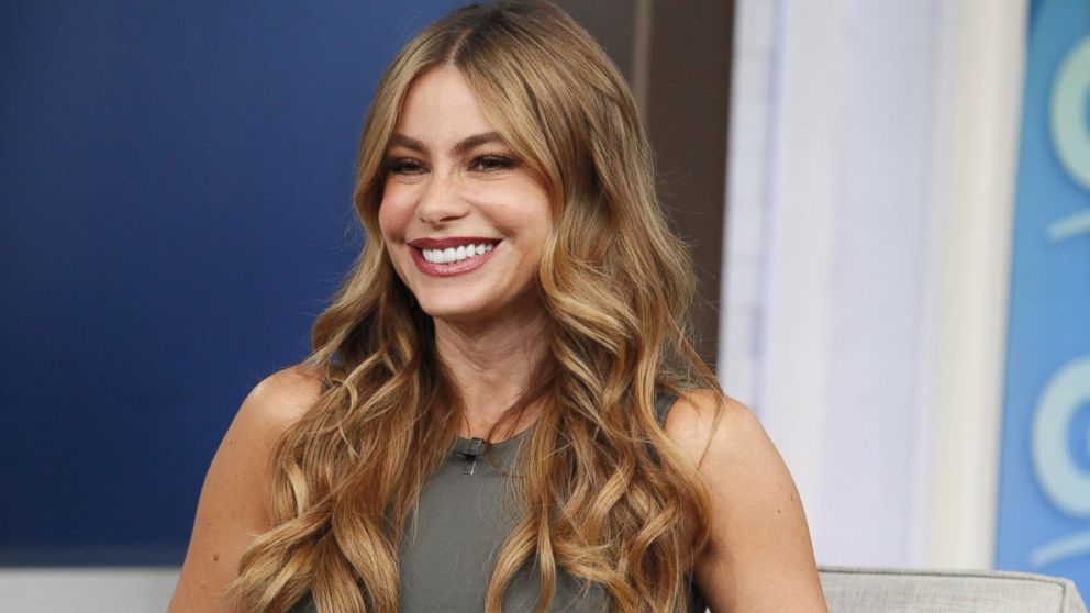 Sofia Vergara is pictured on the Sept. 22, 2014 episode of "Good Morning America."