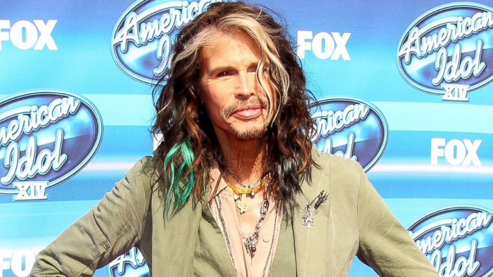 Steven Tyler arrives at "American Idol" XIV grand finale held at Dolby Theatre, May 13, 2015, in Hollywood, Calif.