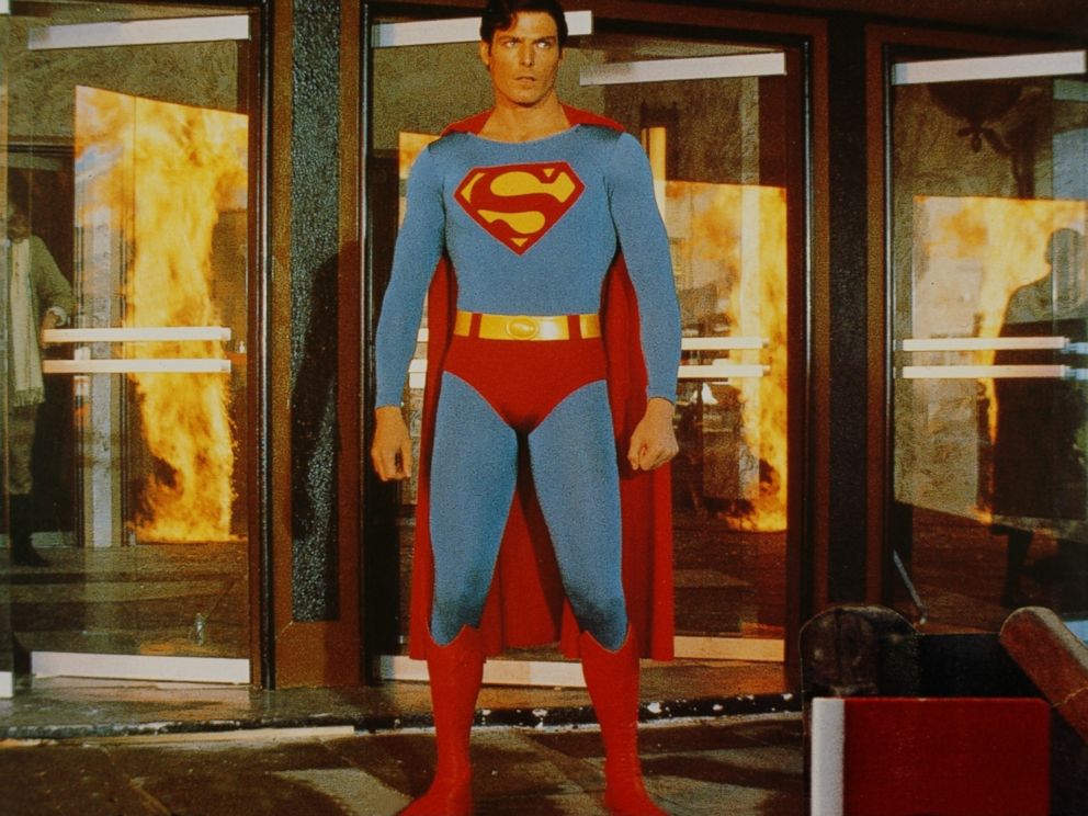 PHOTO: Christopher Reeve as Superman in "Superman IV " in 1987.