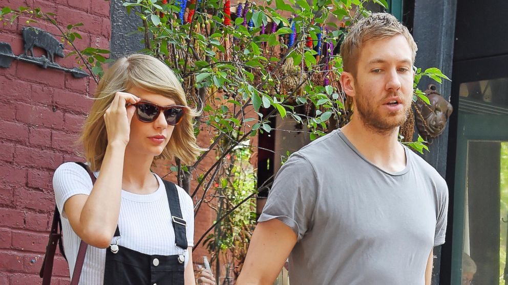 Taylor Swift and Calvin Harris get lunch at the Spotted Pig, May 28, 2015, in New York.