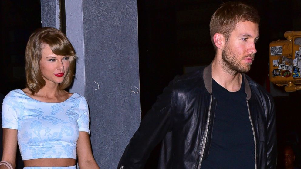 Taylor Swift and Calvin Harris leave L'asso restaurant, May 26, 2015 in New York.
