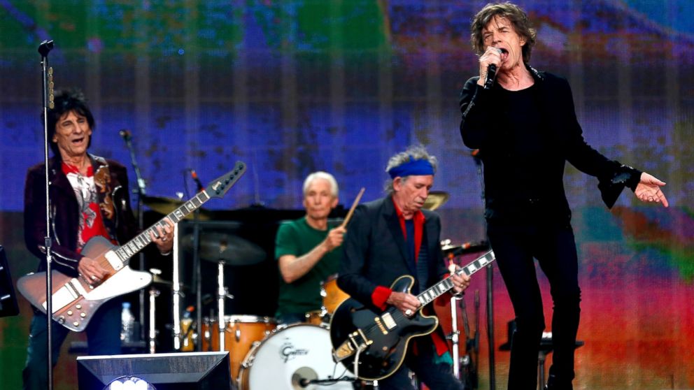 Ronnie Wood, Charlie Watts, Mick Jagger and Keith Richards of The Rolling Stones perform during day two of British Summer Time Hyde Park presented by Barclaycard at Hyde Park in London, July 6, 2013.