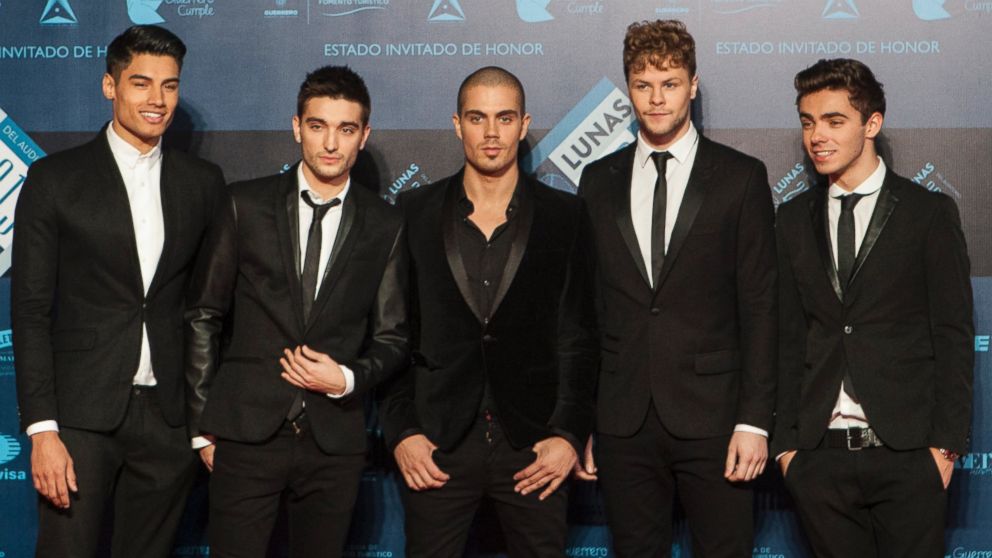 British band The Wanted pose for a picture during the red carpet of Lunas del Auditorio awarding ceremony, Oct. 30, 2013 in Mexico City, Mexico.