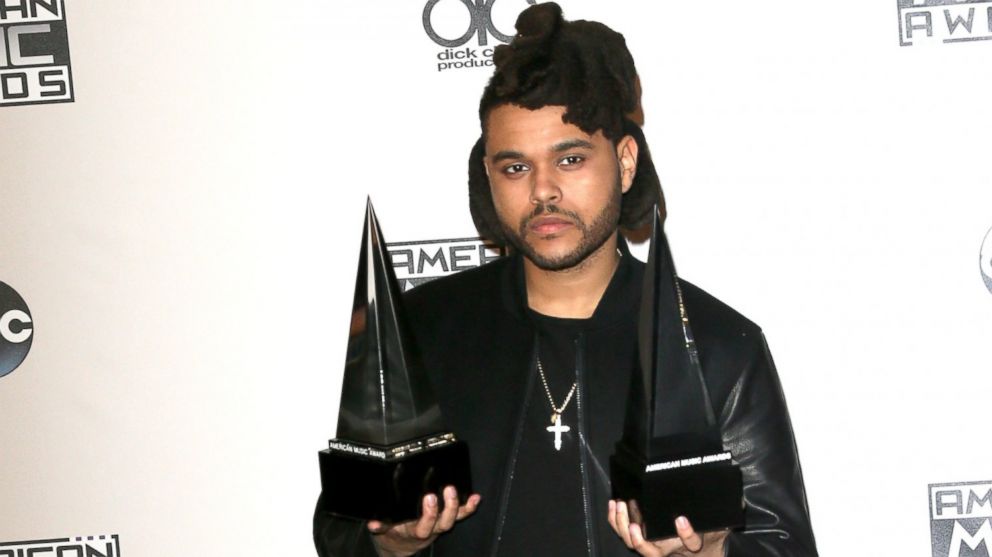 Recording artist The Weeknd is seen in this Nov. 22, 2015 file photo in Los Angeles.