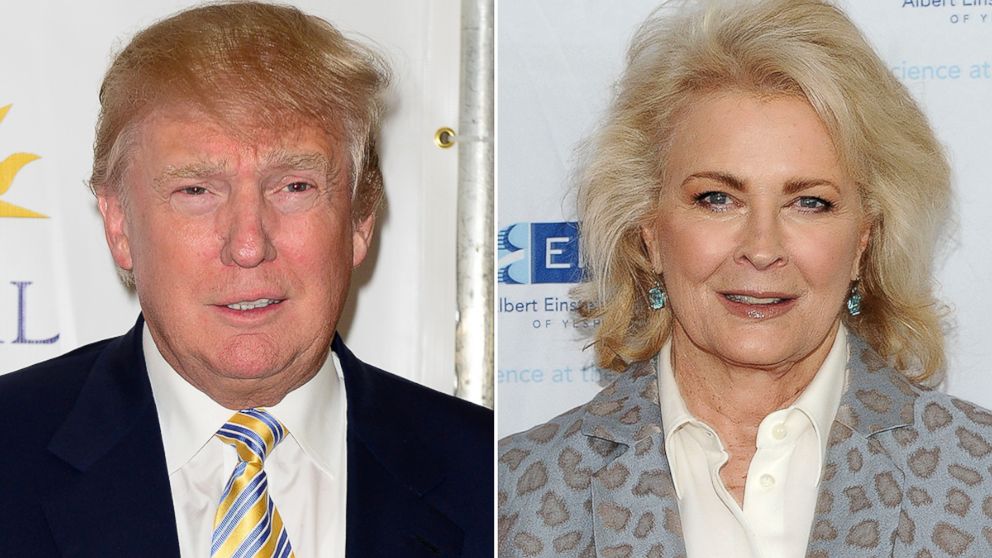 Donald Trump, left, and Candace Bergen dated in college.