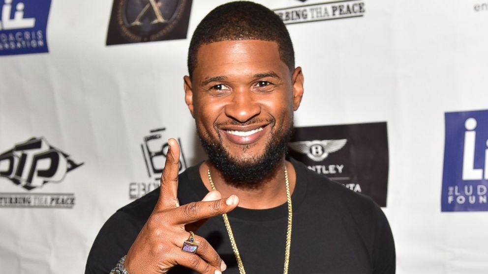 Usher attends The Grass Is Greener at Bowlmor lanes, Sept. 3, 2015, in Atlanta.