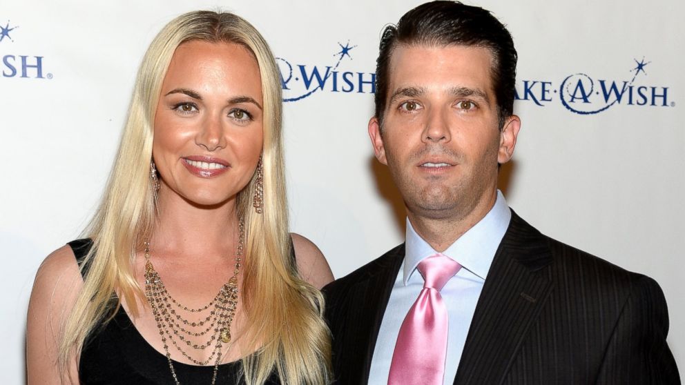Vanessa Trump and Donald Trump Jr. attend "An Evening of Wishes", Make-A-Wish Metro New York's 30th Anniversary Gala at Cipriani, Wall Street, June 13, 2013, in New York City.
